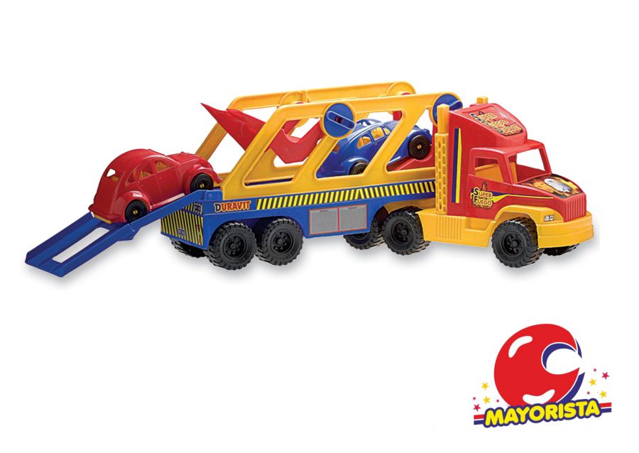 CAMION SUPER TRUCK C/DOS AUTOS (214) DURAVIT